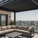 פרגולה חשמלית לפנטהאוז