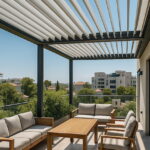 פרגולה חשמלית למרפסת שמש